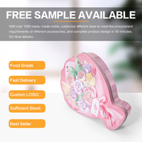 Jinyuanbao Romantischer Blumenstrauß Weißblech Geschenk dose Elegante rosa Schokoladen trüffel Geschenk für Hochzeiten & besondere Anlässe