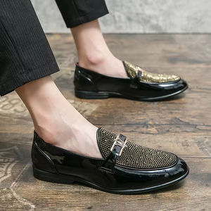 Zapatos Clásicos Negros Deportivos Híbridos para Hombre, Impermeables, de Cuero Genuino, para Negocios y Oficina, Ligeros - Product Image 5