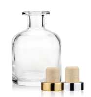 Bouteille de diffuseur en verre de 50ml/100ml, ronde et carrée, la plus populaire, 50 pièces, vente en gros