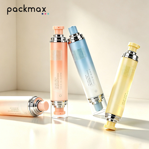 Botella de Vacío con Bomba Dosificadora Doble de 20 ml, Envase de Viaje Recargable para Suero y Loción Corporal - Product Image 4