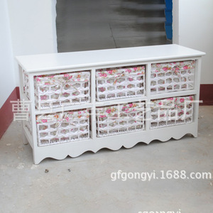 White Country Style Tv Cabinet Solid Wood <b>Storage</b> <b>Media</b> Cabinet For Living Room - Product Image 1