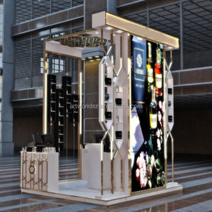 Présentoirs Artworld Présentoir de parfums de luxe de <span class=keywords><strong>Dubaï</strong></span> Kiosque Design Présentoir de montres bijoux haut de gamme Comptoir - Product Image 5