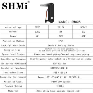 SM828 12V extérieur IP54 étanche Pop up poignée boîte de Distribution <span class=keywords><strong>serrure</strong></span> plat électrique armoire <span class=keywords><strong>serrure</strong></span> - Product Image 6