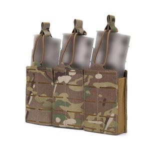 Gilet accessorio tattico in Nylon Molle 1000D con borsa per caricatore tripla e cintura mimetica per uso esterno attrezzatura per <span class=keywords><strong>difesa</strong></span> personale - Product Image 4