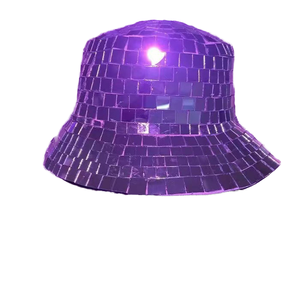 Sombrero de Pescador de Moda con Logotipo Personalizado, Reflectante, con Lentejuelas, Bordado, Estilo Disco, Color Personalizado, Unisex - Product Image 1