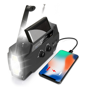 MD-090P Năng Lượng Mặt Trời <span class=keywords><strong>Radio</strong></span> 4000ma Dynamo Crank <span class=keywords><strong>Noaa</strong></span> Thời Tiết Đài Phát Thanh Cho Trường Hợp Khẩn Cấp Với Am - Product Image 1