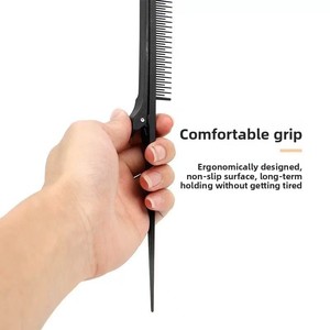 La pinza <span class=keywords><strong>para</strong></span> el pelo más vendida de Amazon, peine <span class=keywords><strong>para</strong></span> resaltar, herramienta especial de estilismo <span class=keywords><strong>para</strong></span> peluquería, peine <span class=keywords><strong>para</strong></span> <span class=keywords><strong>piojos</strong></span> con partición de cola puntiaguda <span class=keywords><strong>para</strong></span> teñir el cabello - Product Image 2