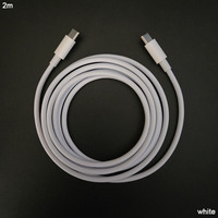 Cable de carga y datos USB Tipo C a USB Tipo C de 2m (6 pies) con chips E Markers genuinos, PD 240W