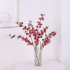 Mini orquídeas artificiales pequeñas de alta calidad, flor Real Touch, tallo largo, orquídeas falsas - Product Image 2