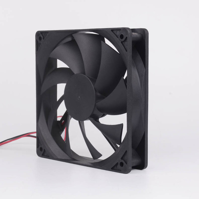 12025 12v 24v Dual Ball Bearing Axial Flow Fans 3000rpm Low Noise Exhaust Industrial Fan Pwm Fireproof Dc Cooling Fan
