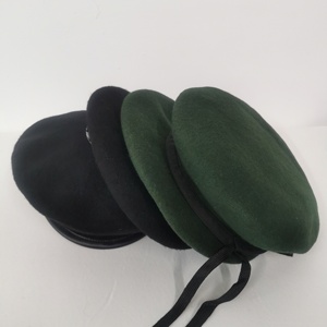 <span class=keywords><strong>Boina</strong></span> de uso diario de lana y Cuero 100% personalizada para hombres y mujeres, <span class=keywords><strong>Boina</strong></span> de lana de estilo francés, boinas negras, rojas y verdes para hombres - Product Image 6