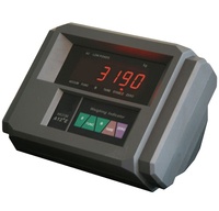 Indicador de Báscula Electrónica Yaohua con Pantalla LCD LED e Interfaz RS232, Puerto Serie XK3190-A15(E), Plataforma de Material Plástico