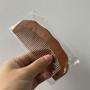 <b>Creative</b> <b>Gift</b> Peachwood Hair Comb Anti Static Biodegradable Wood Comb for Women - Product Image 4
