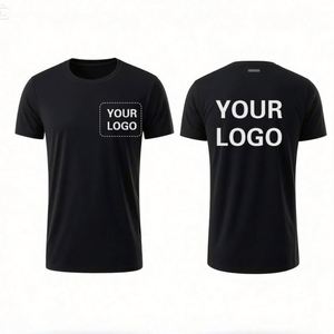 Quick Dry Polyester <b>T</b> Shirt Custom Logo Design Personalized Print Moisture Wicking Comfortable Casual Sports Uniforms - Product Image 1