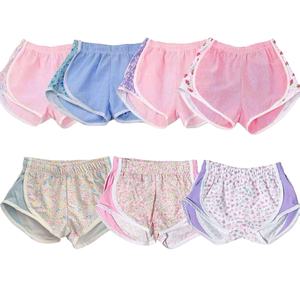Preorder fiori con stampa floreale pantaloncini sportivi per bambine pantaloncini di moda per la sorella abbinamenti per bambini - Product Image 2
