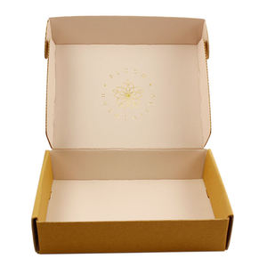 Custom Recyclable Kraft <strong>Paper</strong> Corrugated Board Mailer <strong>Box</strong> for Shipping Clothes &amp; Gift Packaging with 4c <strong>Offset</strong> <strong>Printing</strong> - Product Image 1