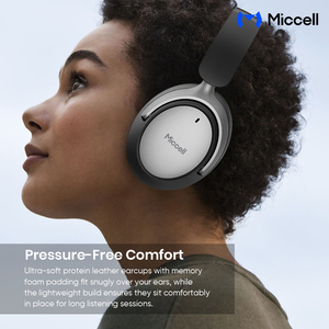 Auriculares Inalámbricos ANC con Bluetooth 5.3, 25dB ANC+ENC, Modo Dual y Diseño Ligero para Oficina, Viajes, Estudio y Uso Diario - Product Image 3