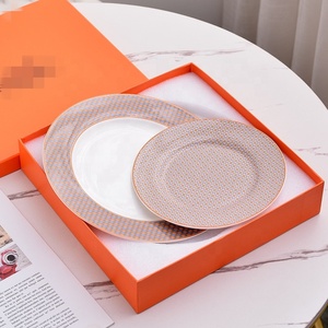 New H Series Scarf Series <b>Dinner</b> Plate Main Plate 10 Inch 8 Inch Plate <b>Set</b> - Product Image 3