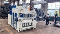 Machine automatique de fabrication de briques en ciment pour la production de blocs creux et pleins, machine mobile de fabrication de briques en béton, machine à briques