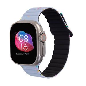 สายนาฬิกาซิลิโคนขายส่งจากโรงงานสำหรับ Apple Watch S10 11 46 มม. Ultra 49 มม. SE 44 มม. สายนาฬิกาแม่เหล็กแบบสปอร์ต - Product Image 6