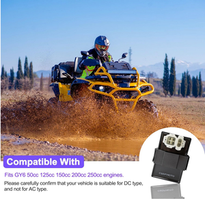 Caja CDI de CC de 6 pines para GY6 4 tiempos 50cc, 125cc, 150cc Scooter ciclomotor Taotao ATV Quad Go Kart Bike-Control de encendido mejorado - Product Image 3