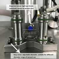 Machine de remplissage d'aérosol semi-automatique pour produits chimiques, spray solaire, mousse à raser