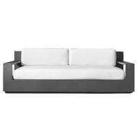 Canapé d'extérieur moderne et minimaliste, chaise longue de cour, mobilier d'extérieur en alliage d'aluminium pour maison, villa, hôtel, showroom de designer