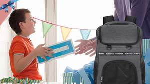 Mochila Escolar Oxford Gris Impermeable para Viajes de Negocios, Personalizable al por Mayor, Económica, para Estudiantes, para Portátil de 15.6 Pulgadas - Product Image 2