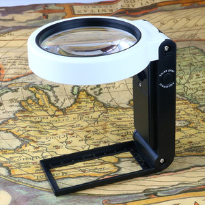 Lente d'Ingrandimento 3.5X25X con 6 LED, Supporto per Lettura a Mani Libere di Giornali - Product Image 6