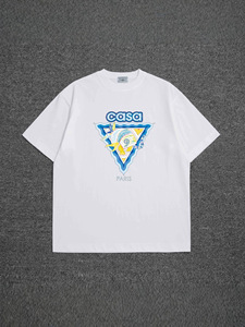 Camiseta Personalizada para Hombre, 100% Algodón Jersey, Estampada, Manga Corta, Cuello Redondo, Casual, con Logotipo y Patrón para Ropa Urbana - Product Image 4