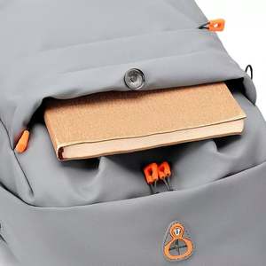 Trendy Oxford Leisure Laptop Backpack With Minimalist Appearance Reinforced Zippers <b>Side</b> Water Bottle Holders for Exploration - Product Image 4