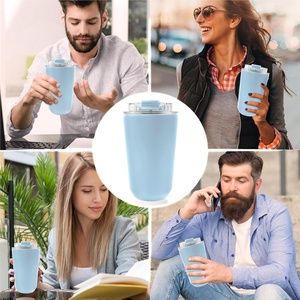 Gobelet à café isotherme en acier inoxydable à double paroi, anti-fuite, 380 ml, personnalisable avec logo, vente en gros - Product Image 5