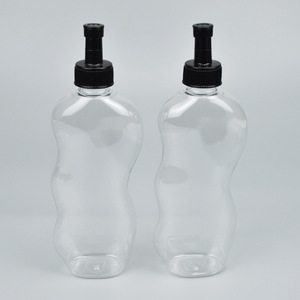 Pet Transparent Glue Bottle 200Ml <b>Plastic</b> Screw Cap Round Shape <b>General</b> Packaging - Product Image 1