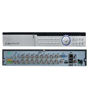 16ch channel AHD dvr cctv H.265 digital video recorder XVR HVR compatible with AHD CVI TVI CVBS IP cameras