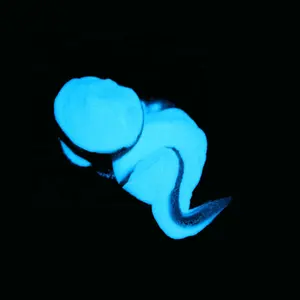 Pó fluorescente de cor azul, pigmento de mudança de cor rápido de 25-50um tamanho de partícula samll aluminado de pigmento em pó