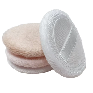 Coussin <span class=keywords><strong>de</strong></span> maquillage en coton, double usage sec et humide, pour <span class=keywords><strong>fond</strong></span> <span class=keywords><strong>de</strong></span> <span class=keywords><strong>teint</strong></span> et poudre libre, écologique, blanc nude, vente directe usine - Product Image 5