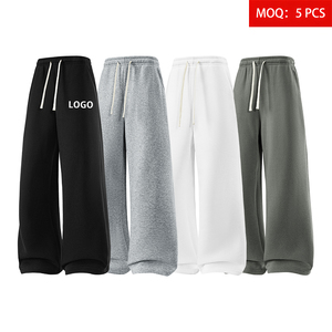 Pantalon de sport pour <span class=keywords><strong>homme</strong></span> en polyester 100% de haute qualité, avec logo brodé personnalisé, poches, confortable et ample, idéal pour le jogging. - Product Image 1