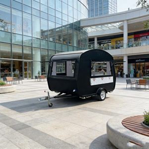 Chariot de Restauration Mobile Rétro Vintage en Acier Inoxydable Commercial pour Stand de Rue, Marché Nocturne, Vente de Glaces, Boissons et Snacks en Extérieur - Product Image 5