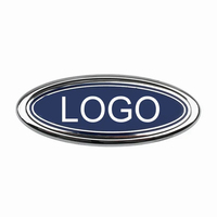 Emblèmes de voiture professionnels personnalisés en plastique ABS chromé électrolytique, badges de voiture, emblèmes automobiles avec adhésif
