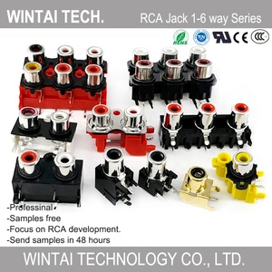 Connecteur <span class=keywords><strong>RCA</strong></span> <span class=keywords><strong>RCA</strong></span>-108 Wintai-tech à montage sur panneau Connecteur <span class=keywords><strong>RCA</strong></span> doré <span class=keywords><strong>Mini</strong></span>-prise <span class=keywords><strong>RCA</strong></span> - Product Image 6