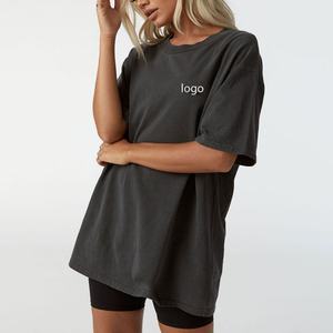 เสื้อยืดโอเวอร์ไซส์ผู้หญิง ผ้าคอตตอนเทอร์รี่ ทรงหลวม สกรีนโลโก้ได้ เป็นมิตรกับสิ่งแวดล้อม รุ่น Hotsummer - Product Image 2
