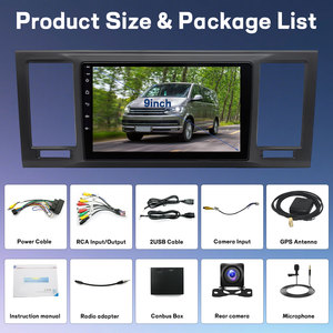 9 "Android Stereo Ram 4GB 64GB ROM Processeur de signal numérique Radio Multimédia de voiture pour <span class=keywords><strong>VW</strong></span> <span class=keywords><strong>T6</strong></span> Transporter Multivan 2016-2022 Carplay - Product Image 6