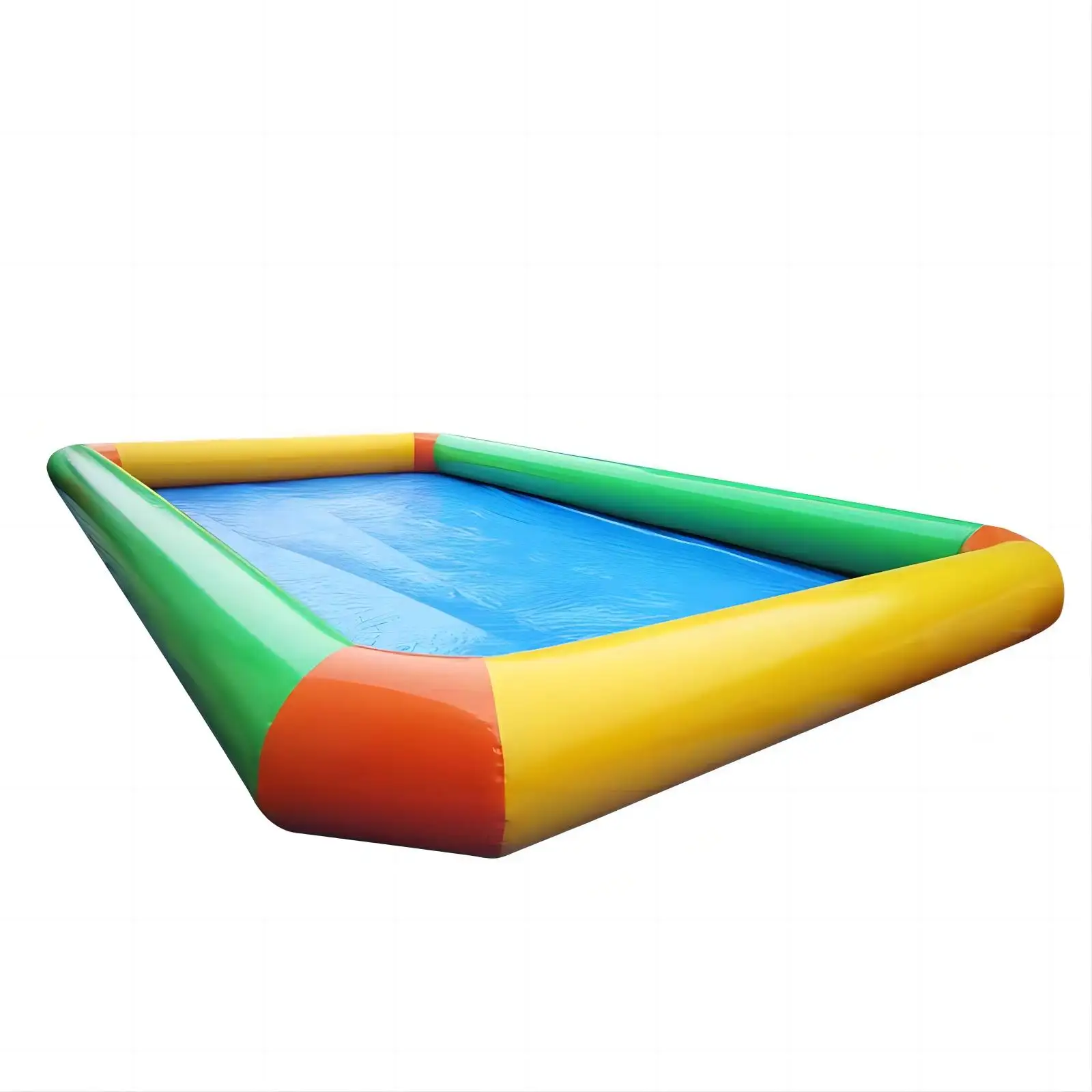 Piscina inflável durável ao ar livre para jogos aquáticos Piscina inflável em PVC Playground seguro para crianças e adultos