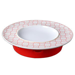 Plat de service rond en mélamine de style chinois créatif, incassable, pour la restauration hôtelière - Product Image 5