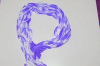 Tissu en maille de nylon hautement élastique, bicolore, pour la confection de fleurs artificielles DIY