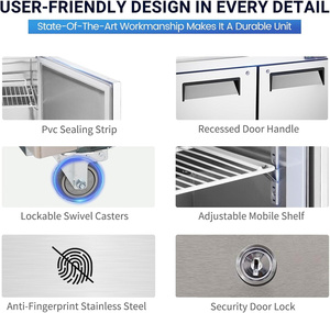 Refrigeration Equipment Salad <strong>Bar</strong> <strong>Cool</strong> <strong>Bar</strong> Counter Top Sandwich Refrigerator Salad Pizza Counter Refrigerator - Product Image 4