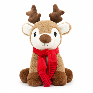 Custom Christmas Kawaii Moose Deer Plush <b>Toys</b> With Red Scarf <b>Stuffed</b> Animal <b>Toys</b> Cute Squishy Plushies <b>Toys</b> for Kids Wholesale - Product Image 1