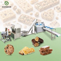 Chaîne de production de nougat et de barres de caramel, machine de traitement pour la fabrication de petites barres énergétiques et de céréales, modèle d'entrée de gamme