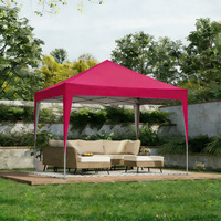 Tente de salon professionnelle 10x10, double couche, tissu Oxford, imperméable, écologique, auvent pliable, logo personnalisé, stand portable pour extérieur