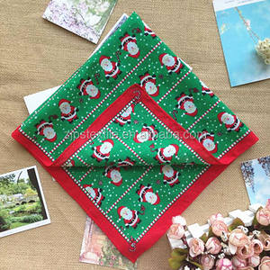 Natale anello donna grande rosso nero e oro che indossa <span class=keywords><strong>capelli</strong></span> lunghi chemio Sport <span class=keywords><strong>Bandana</strong></span> di seta per <span class=keywords><strong>capelli</strong></span> cane natale - Product Image 2